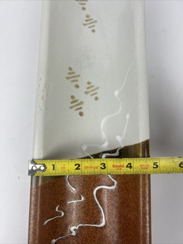 Studio Art Pottery Dish Sushi Server Signed - Doug Hardy, 14 Inches Long - Picture 10 of 11