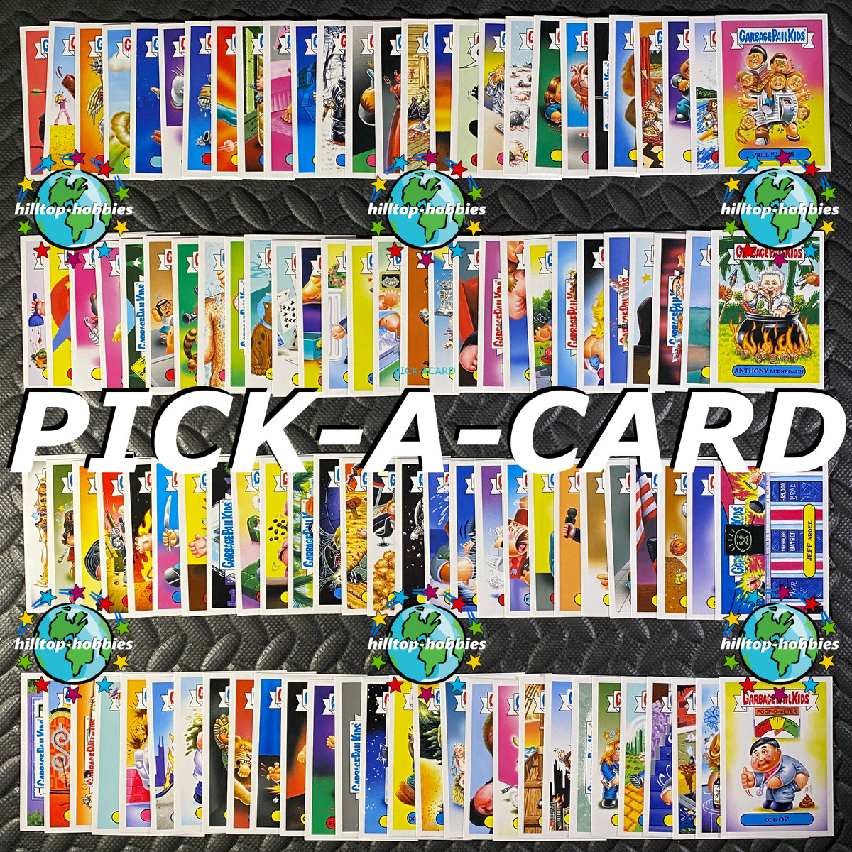 GARBAGE PAIL KIDS 2016 SERIES 2 PRIME SLIME TRASHY TV PICK-A-CARD BASE STICKERS