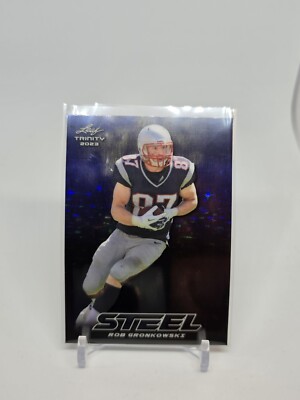 2023 Leaf Trinity - Trinity Steel Purple Stars Rob Gronkowski S-69 /99