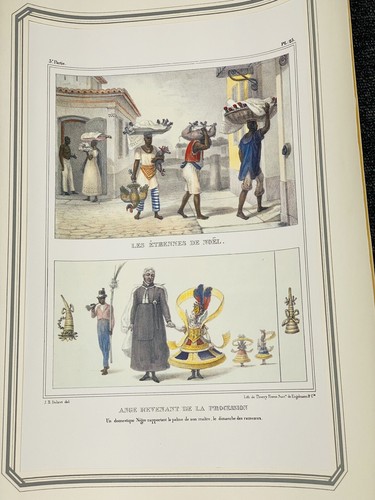 Jean-Baptiste Debret Group Of 4 Art Print Colored Lithographs- Slavery Scenes - Picture 7 of 22