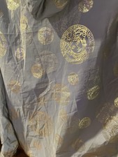 Versace Logo Reflective Metallic Windbreaker