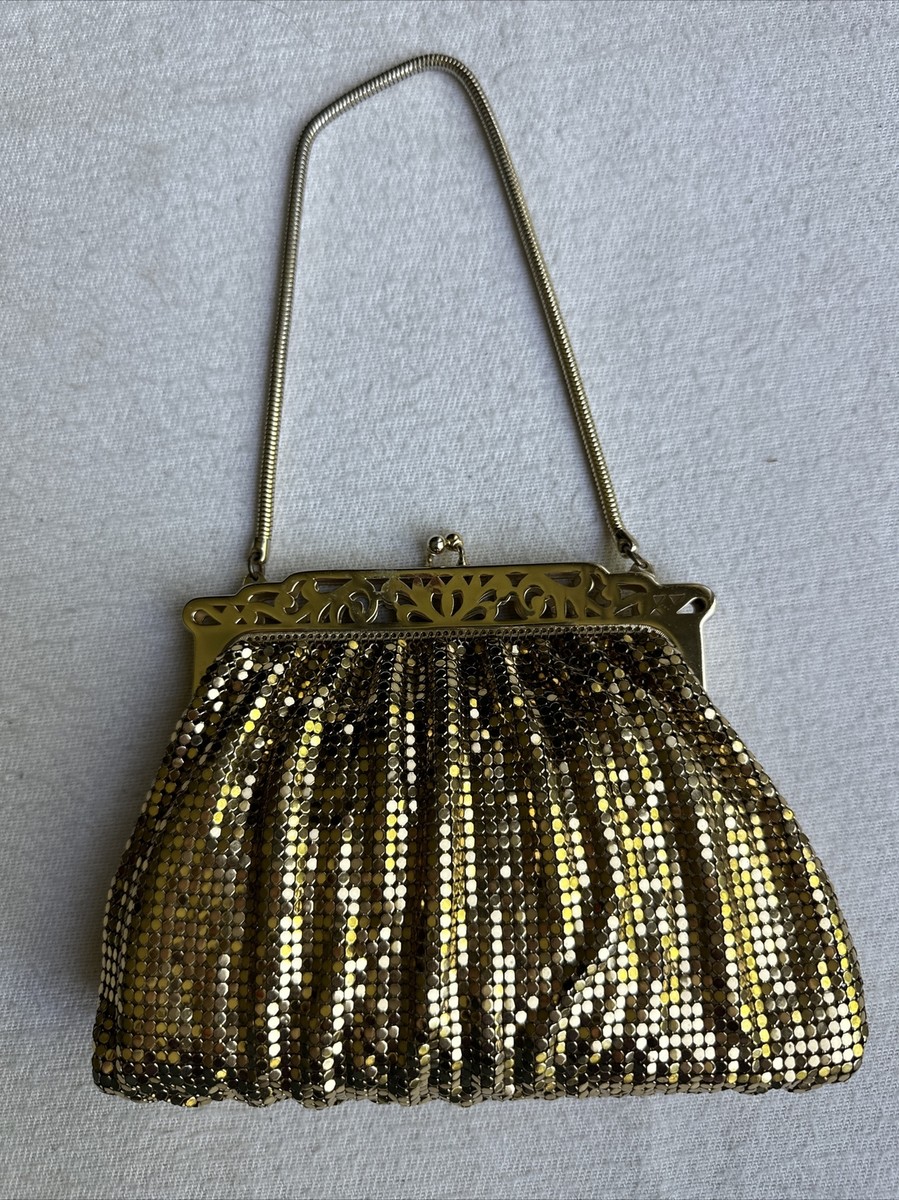 Vintage Whiting & Davis Gold Mesh Purse w/ Box | eBay