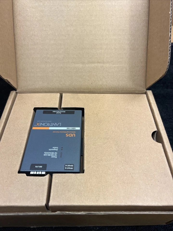 BRAND NEW - OPEN BOX- Lantronix UDS1100 Industrial Serial to Ethernet Converter - Image 2 of 3