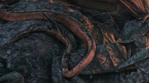 King Under the Mountain Smaug Dragon Fire The Hobbit Epic Fantasy Fine Art - Picture 3 of 5