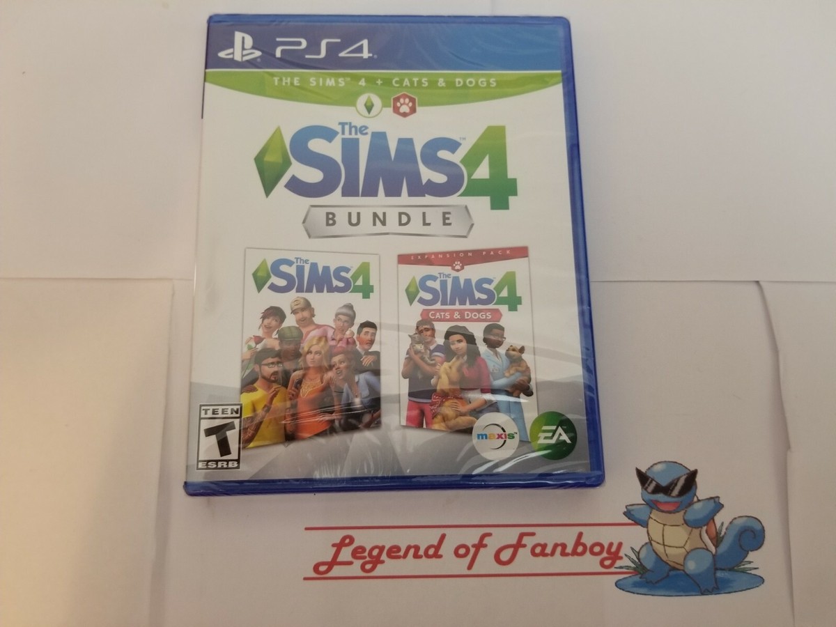 New * The Sims 4 + Cats & Dogs Expansion Pack Bundle - ps4