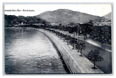 Avenida Beira Mar Street View  Rio De Janeiro Brazil UNP DB Postcard P18