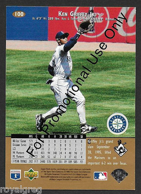 1996 Upper Deck UD #P100 Ken Griffey Jr. Promo Card 