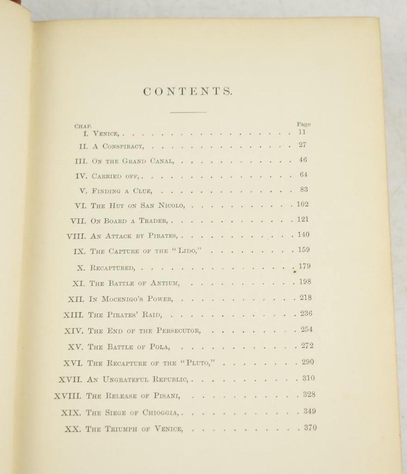 G. A. HENTY The Lion of St. Mark. A Tale of Venice. Blackie & Son 1889
