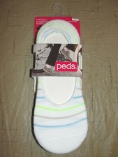 Women's Peds Cushioned No Show Socks - 3 Pair - Shoe Size 5-10 - New
