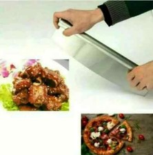 PROFESSIONAL 18/10 STAINLESS STEEL PIZZA CUTTER ROCKER SLICER KITCHEN NEW