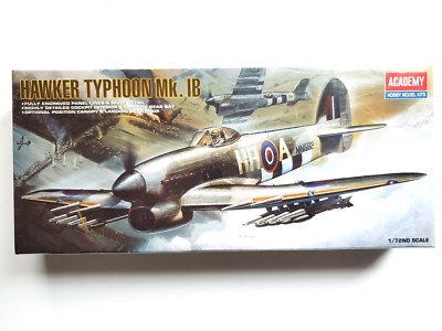 Academy 1:72 Hawker Typhoon Mk. IB Model Kit 1664 SEALED (1998)