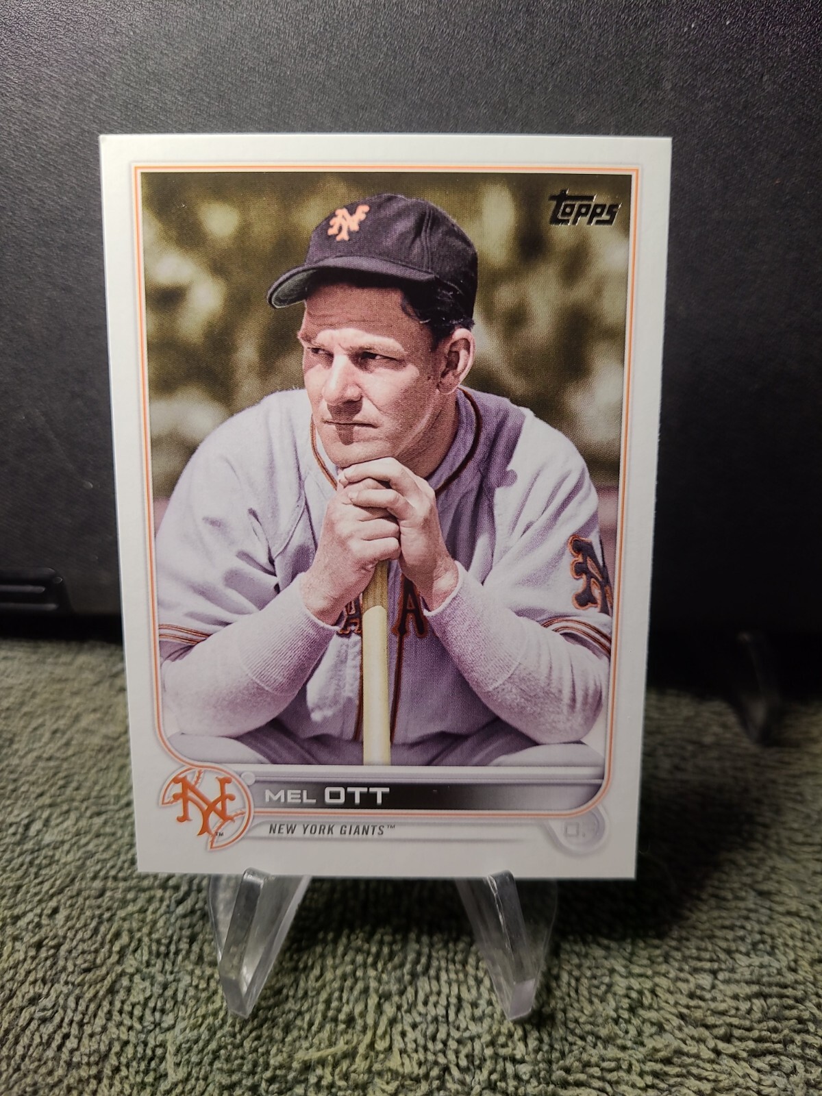 Mel Ott Short Print SP Image Variation 2022 Topps Update New York Giants US144