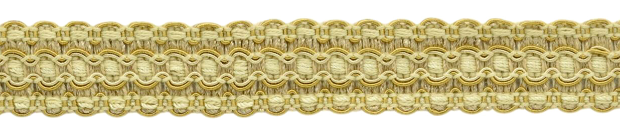 Coin Gold, Gold, Antique Gold 1"" Tassel Fringe Trim Gold [6 Yards]