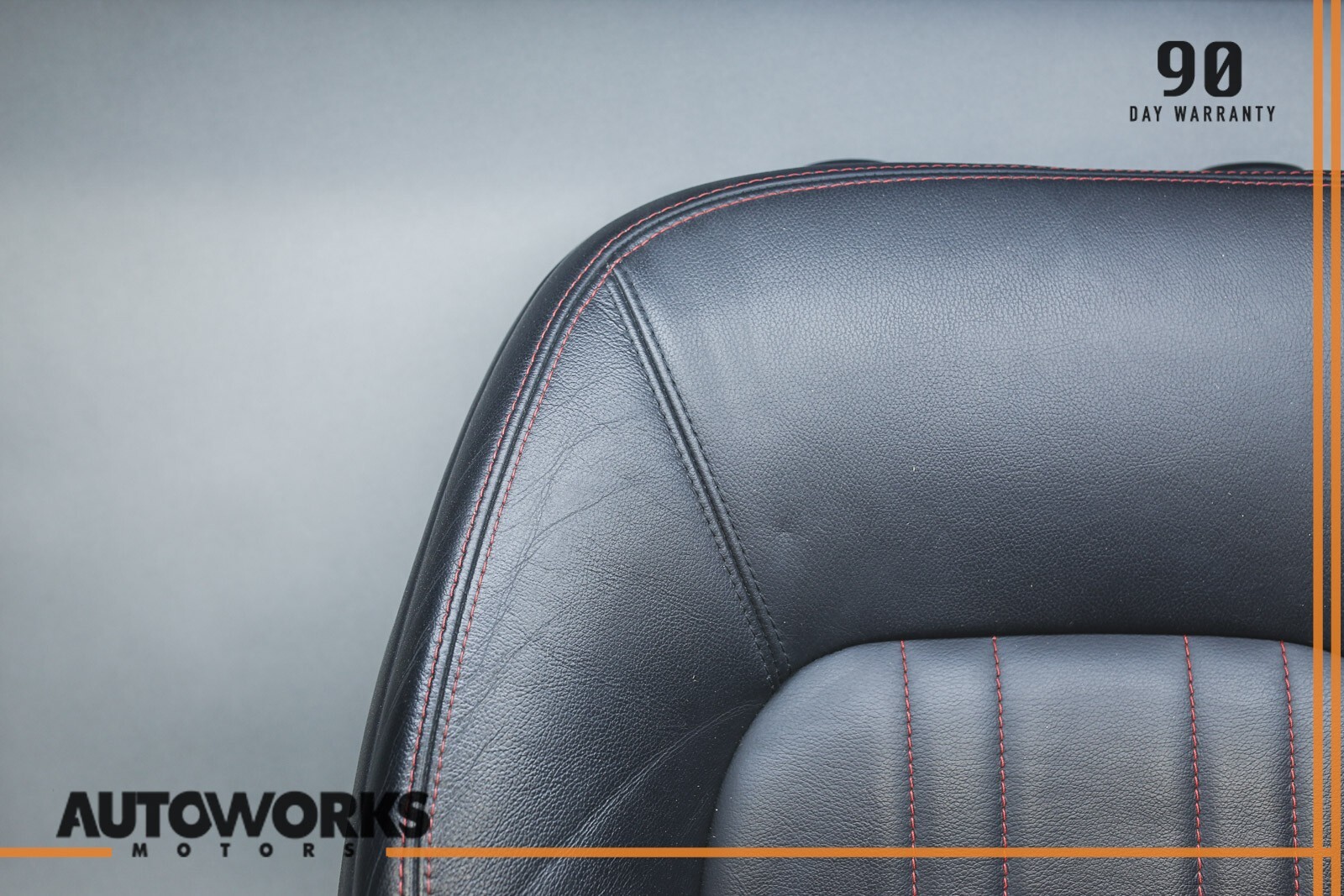 14-17 Maserati Ghibli M157 Front Left Top Upper Seat Cushion Cover Black OEM