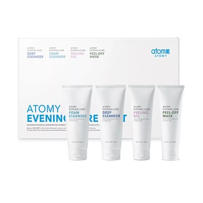 Atomy Evening Care 4 Set Deep Foam Cleanser Peeling Gel Anti-Aging