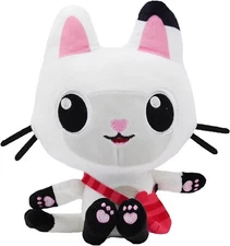 (Blue Bare) Gabby's Dollhouse, 10-inch CAT PLUSH TOY with Pink Shoulder Bag