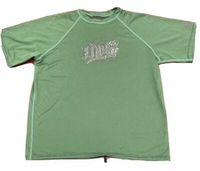 Oneill Skins Men s Rash Guard Large 50 UV Sun Protection Green SS Loose Water
