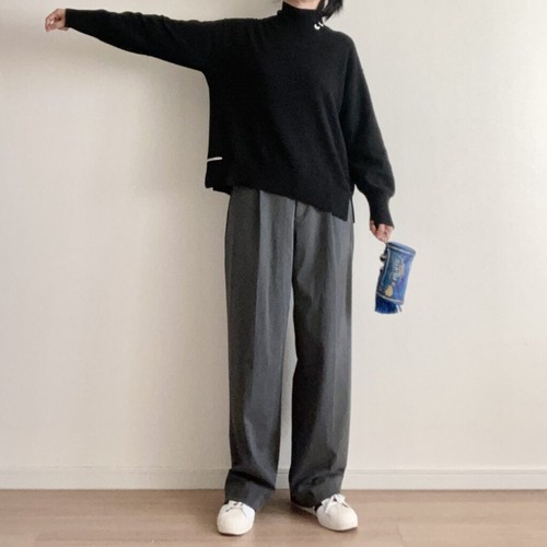 UNIQLO x ANYA HINDMARCH Cachemira Cuello Alto Mangas Largas Suéter JAPÓN NUEVO 468869 - Imagen 13 de 14
