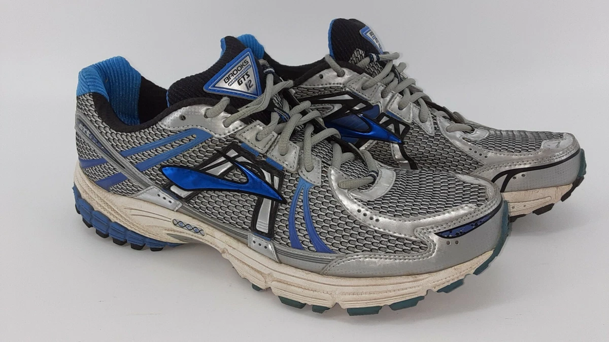 Brooks Adrenaline GTS 12 Mogo Blue Gray Silver Men s Size 13M