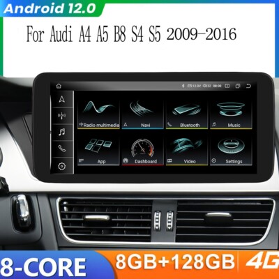 8+128GB CarPlay For Audi A4/A4L/A5 8Core Android 13 Car Stereo GPS W/ Multimedia