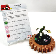 HEROCLIX Guardians of the Galaxy Set Uncommon 028 Karnak w/Card