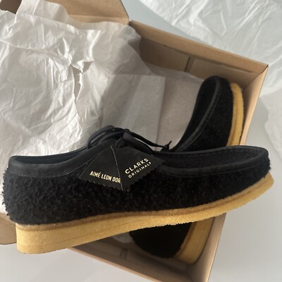 New Clarks Wallabee Aime Leon Dore 26160882 Mens Black Oxfords
