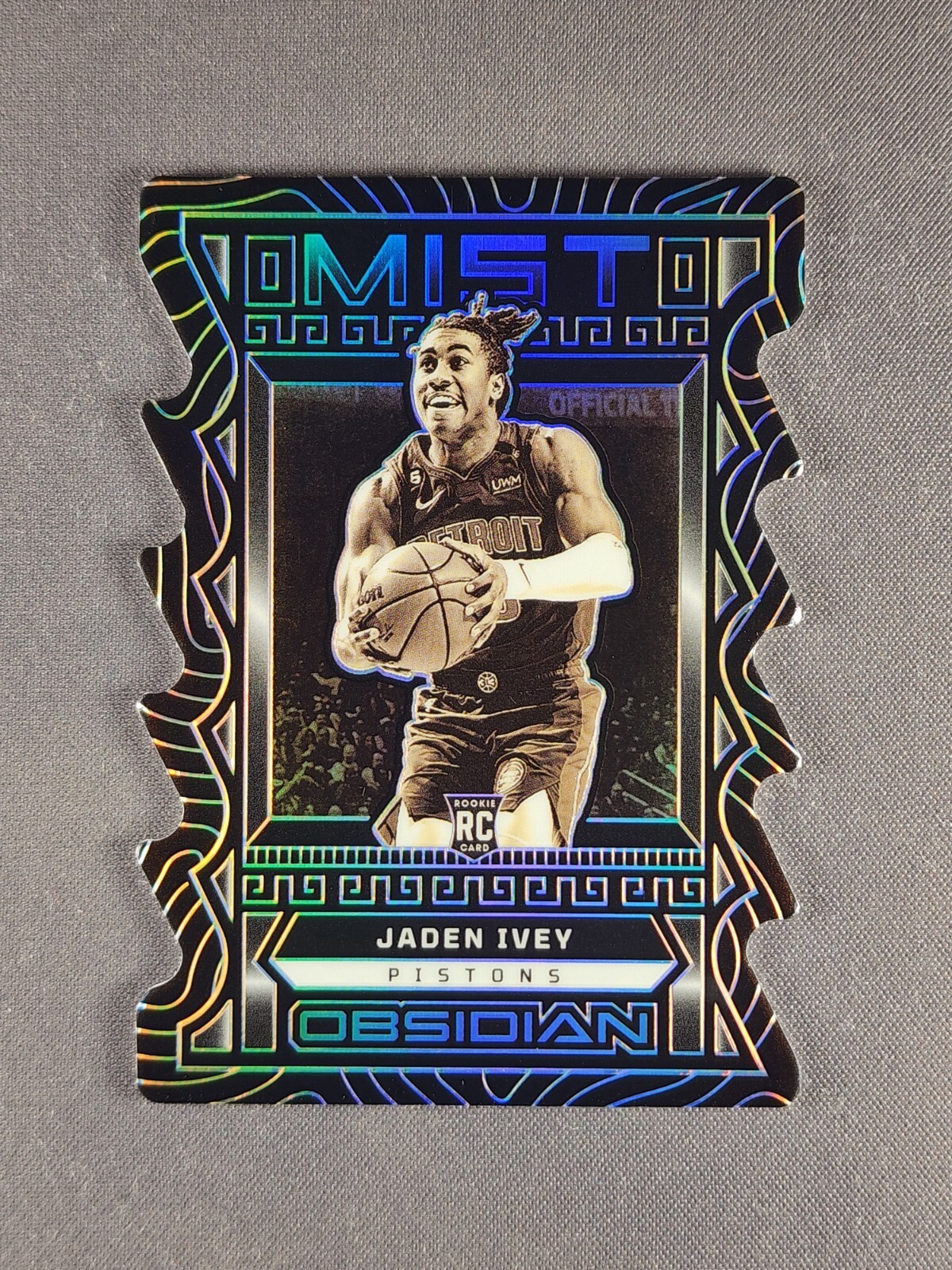 2022-23 Panini Obsidian Mist #12 Jaden Ivey Rookie Card Insert SSP Case Hit RC