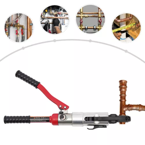 Hydraulic Pipe Crimper Pipe Press Crimping Tool Copper Tube Crimping Tool 1/2-1" - Picture 6 of 6