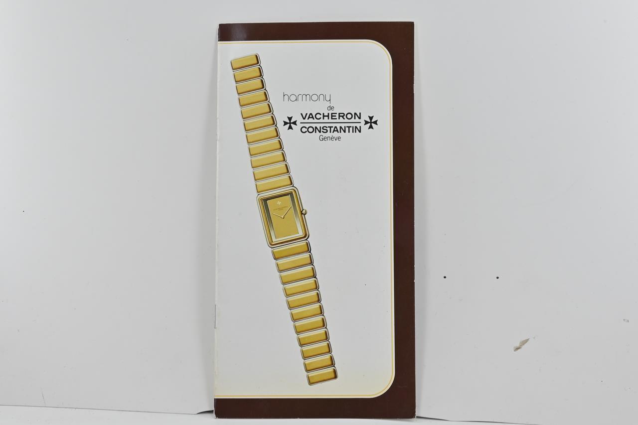 Vacheron Constantin Harmony Catalogue 1982 - Watches of Switzerland