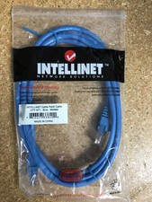 NEW Intellinet 5ft Cat5e Blue Patch Cable SEA...