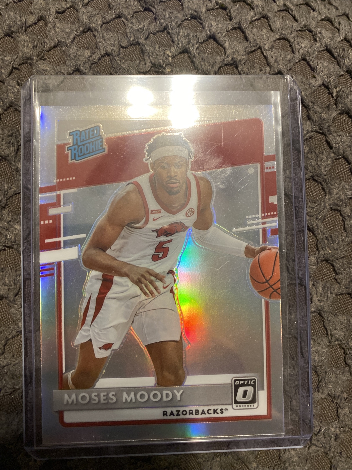 2021-22 Panini Chronicles Draft Picks Optic Prizm SILVER MOSES MOODY Rookie #211