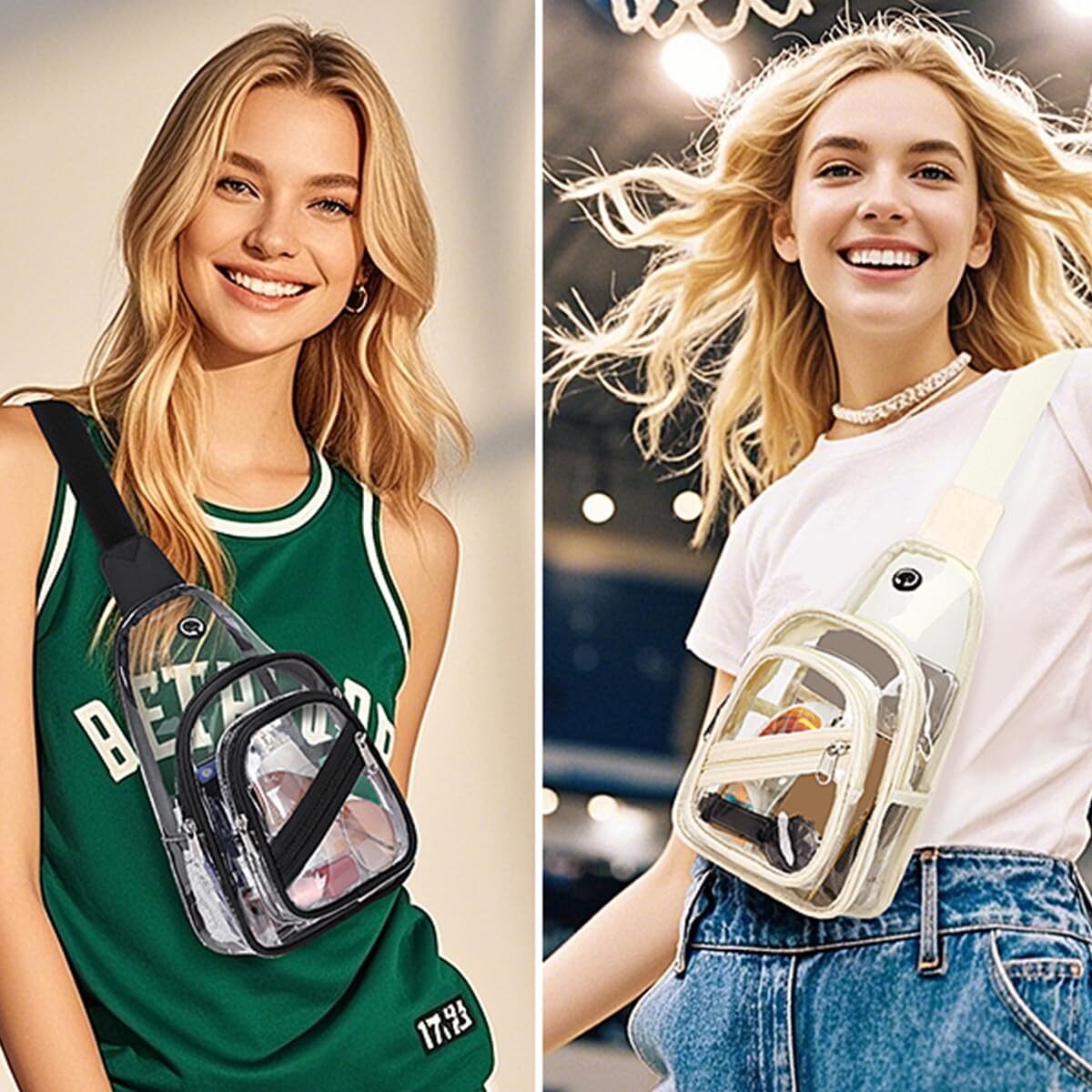 Stadium Approved Purses Clear Bag For Stadium Events Clear Purse