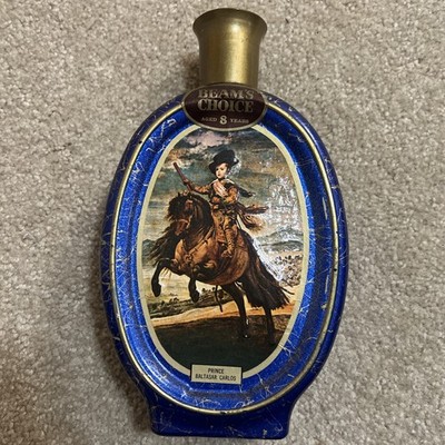 Jim Beam's Choice Collectors Decanter Bottle Prince Baltasar Carlos ~ Vtg 1972