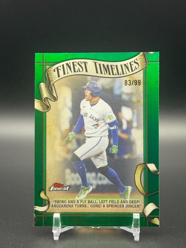 2026 Topps Finest George Springer Green (RAW)