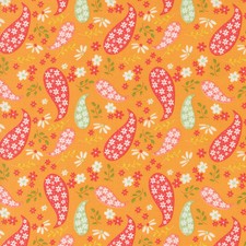 MODA - Raspberry Summer by Sherri Chelsi - Paisley - Apricot 1/4yd
