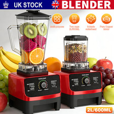2L Commercial Food Blender Juicer Mixer Crusher Processor Grinder Powerful 2Cups