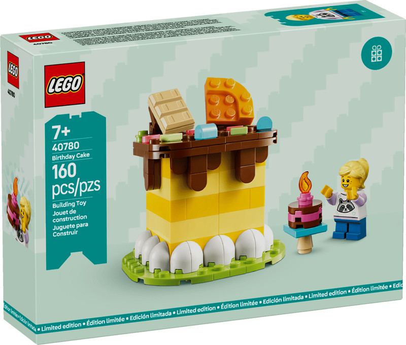 Lego Birthday Cake 40780 Retired Promotional GWP New Factory Sealed 2025