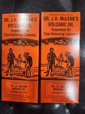 2 pack Dr.J.H. McLean's Volcanic Oil Pain Relieving Liniment 8 fl oz ea.12/ 2027