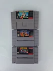 SNES Lot 3 Games Wario’s Woods Populous Drakkhen Tested Authentic Nintendo