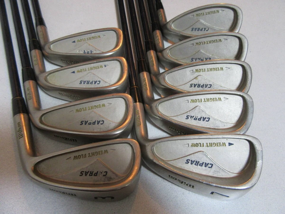 Wilson Right Handed Iron Set CAPRAS 3-9,P,S Graphite Shaft Flex R - Image 4 of 4