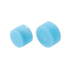 2Pcs Blue Replacement Valve Caps for Car Air Conditioning, Leakproof R134a AC