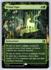 Primal Vigor 59 Wilds of Eldraine: Enchanting Tales Magic: The Gathering Foil NM