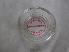 Vintage Ashtray - Union Pacific Railroad/Utah Parks Co./Sun Valley Idaho - MINT