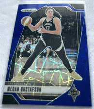 2024 Prizm WNBA Basketball Megan Gustafson Las Vegas Aces Blue Velocity Prizm 78