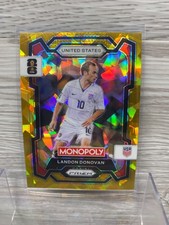 2026 Panini Prizm Monopoly FIFA World Cup Gold Ice #48 LANDON DONOVAN