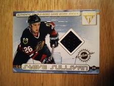 2002 Titanium Double-Sided Game-Worn Jersey Steve Sullivan, Mark Bell #73 (MEM)