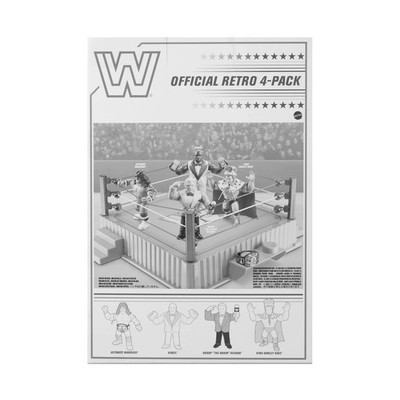 WWE Retro Bundle 4-Pack Virgil, Warrior, Heenan, Harley Action