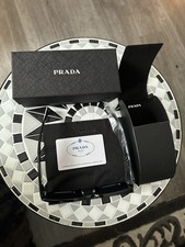 Prada Oversized Geometric Men's Black Sunglasses with Case and Box