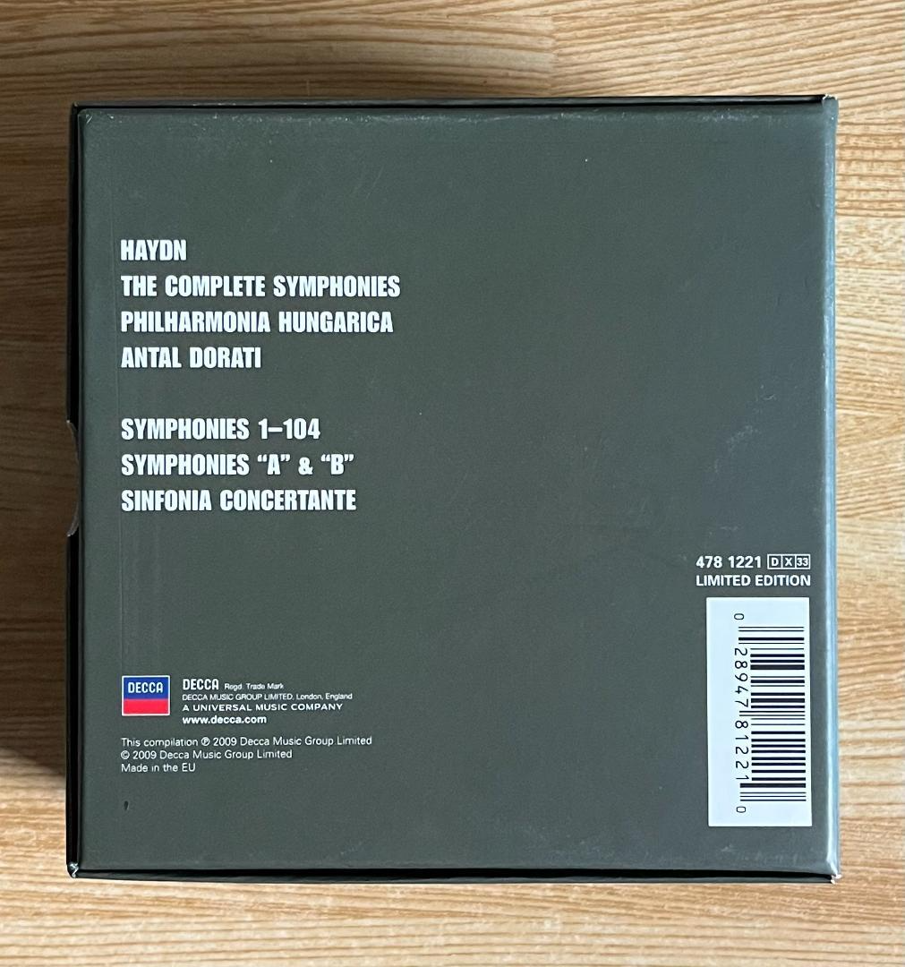 haydn 交響曲全集 33CD Antal Dorati Haydn / Antal Dorati The Complete Symphonies 33CD m | eBay
