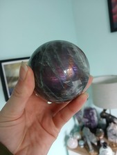 Labradorite Sphere Purple Flash